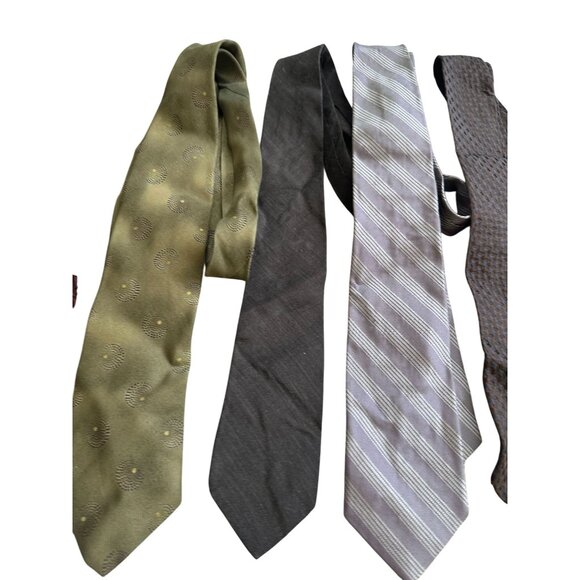 DONNA KARAN Men's Vintage Lot of 7 Neck Ties - Picture 8 of 8